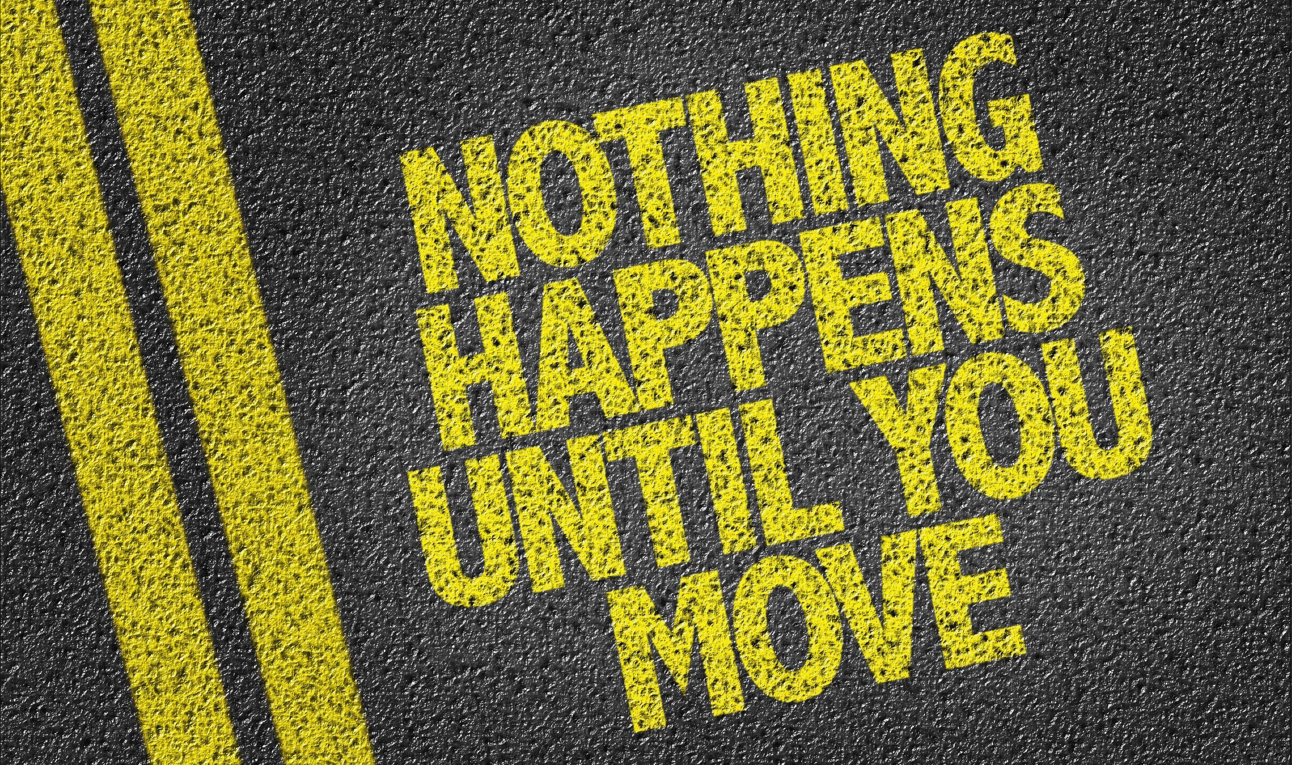 Time to get moving